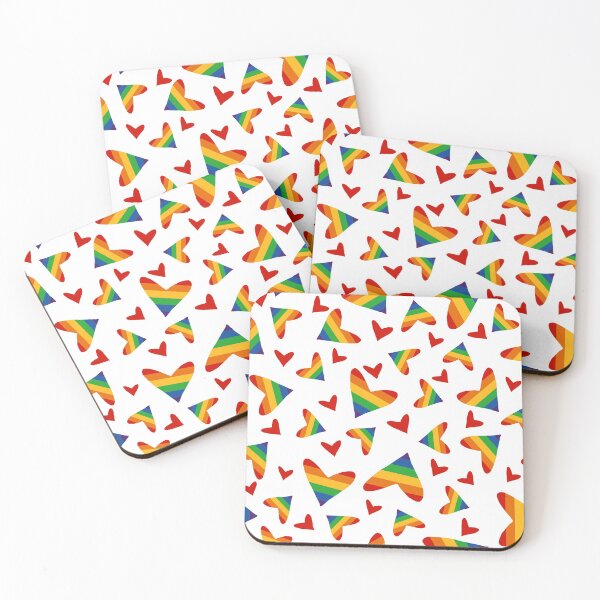 Item preview, rainbow hearts designed and sold by tokhiti.