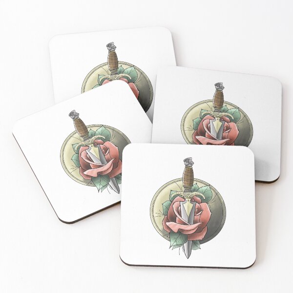 Item preview, Rose & Dagger designed and sold by ShopDerby.