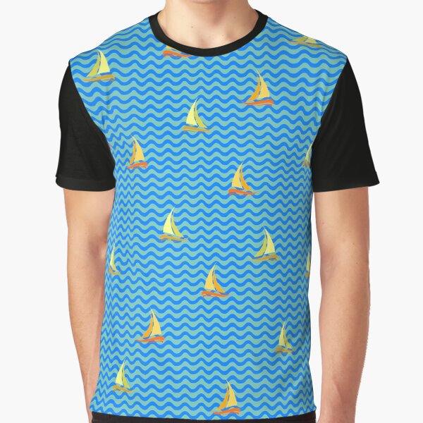 Fishing Boats Graphic T-Shirt