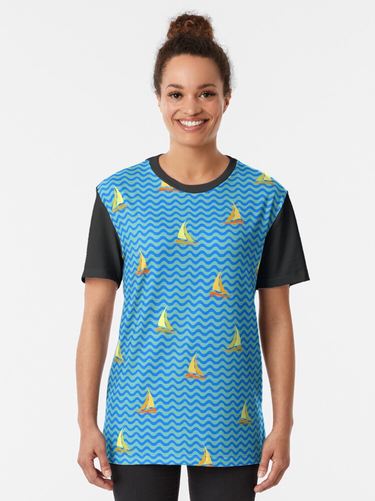 Alternate view of Fishing Boats Graphic T-Shirt