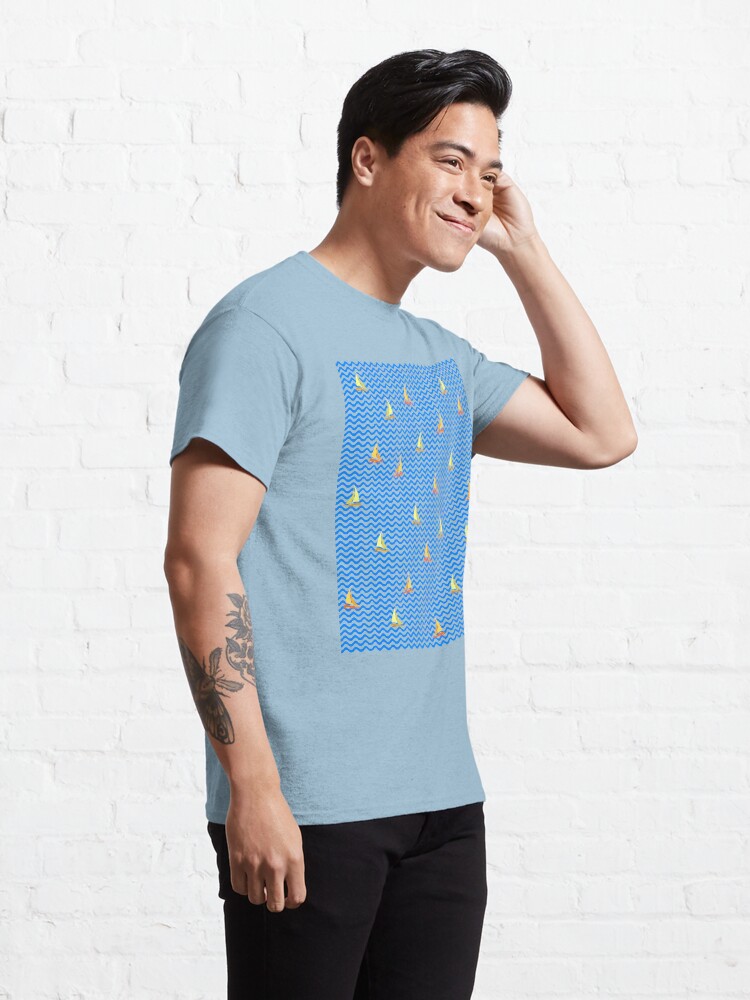 Thumbnail 5 of 7, Classic T-Shirt, Fishing Boats designed and sold by vkdezine.