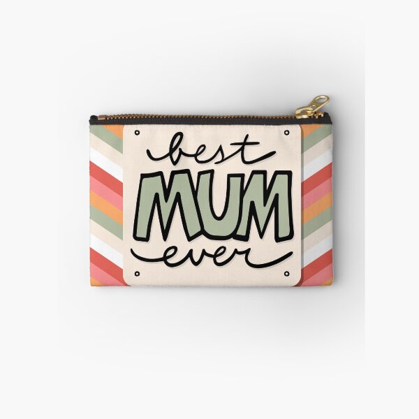 Aperçu de l'œuvre meilleure maman jamais centre de table coloré de style rétro créée et vendue par demonique.