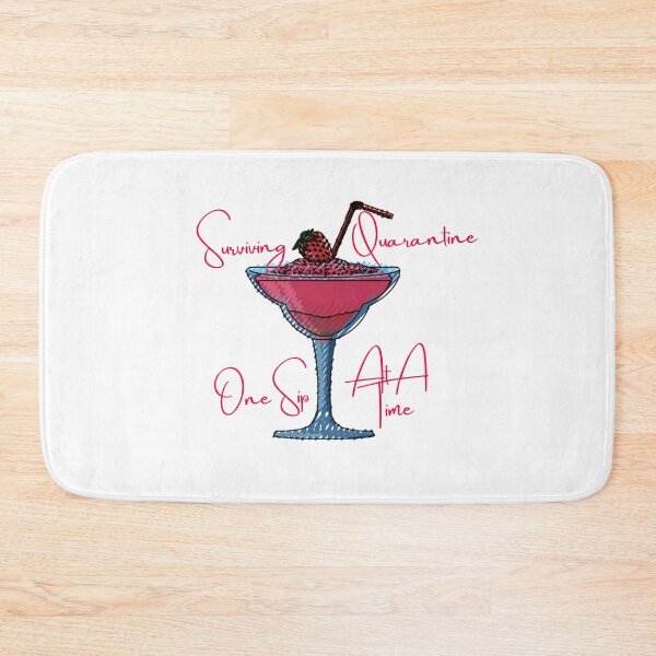 Item preview, Serviving Quarantine One Sip At A Time designed and sold by Red-ElYoubi.