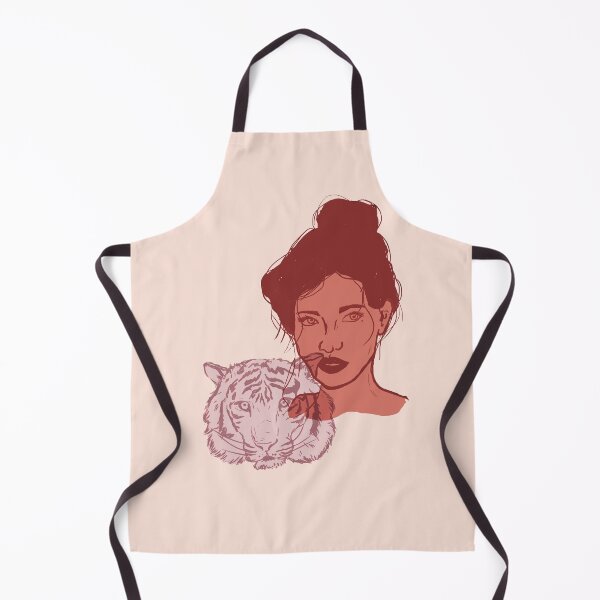 Item preview, tiger and woman designed and sold by happy-wild-vibe.