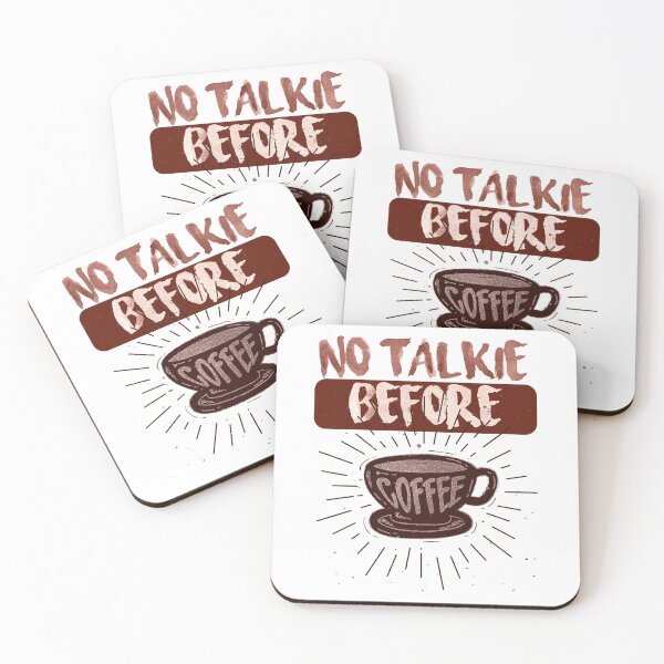 Item preview,  No Talkie Before Coffee Funny Saying Gift For Coffee Lover  designed and sold by Tema EL.
