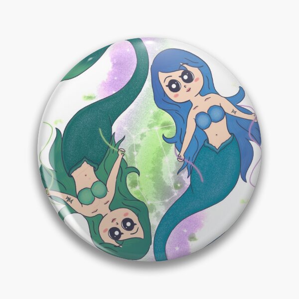 Item preview, Gemini Mermaids designed and sold by Ashwini Abhang.