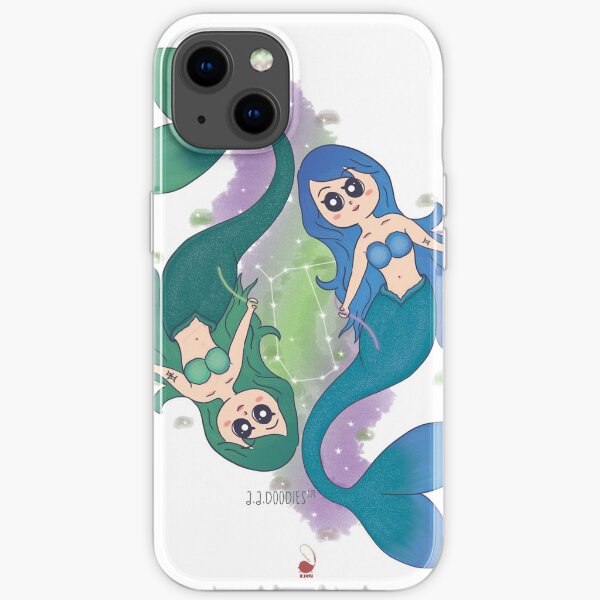 Gemini Mermaids iPhone Soft Case