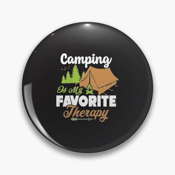 Item preview, Camping is My favorite Therapy designed and sold by mzakarya.