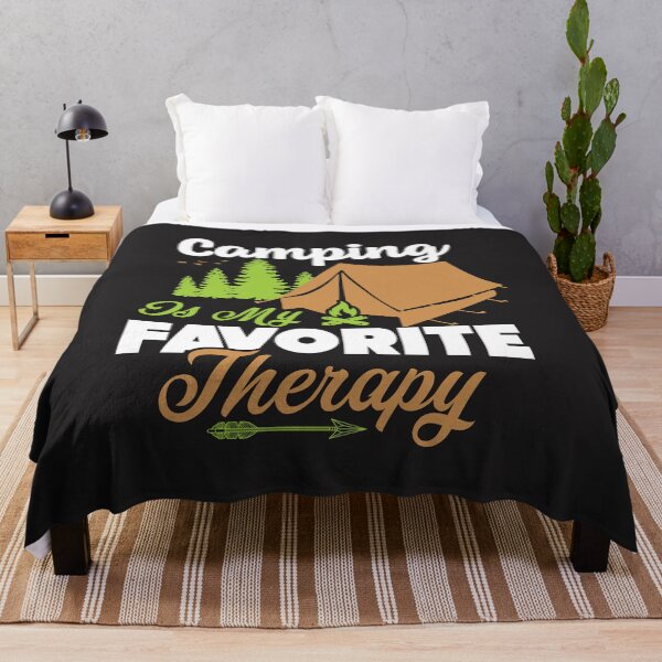 Item preview, Camping is My favorite Therapy designed and sold by mzakarya.