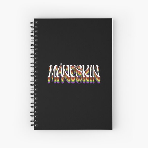 Maneskin Rainbow Pride LGBTQI Spiral Notebook