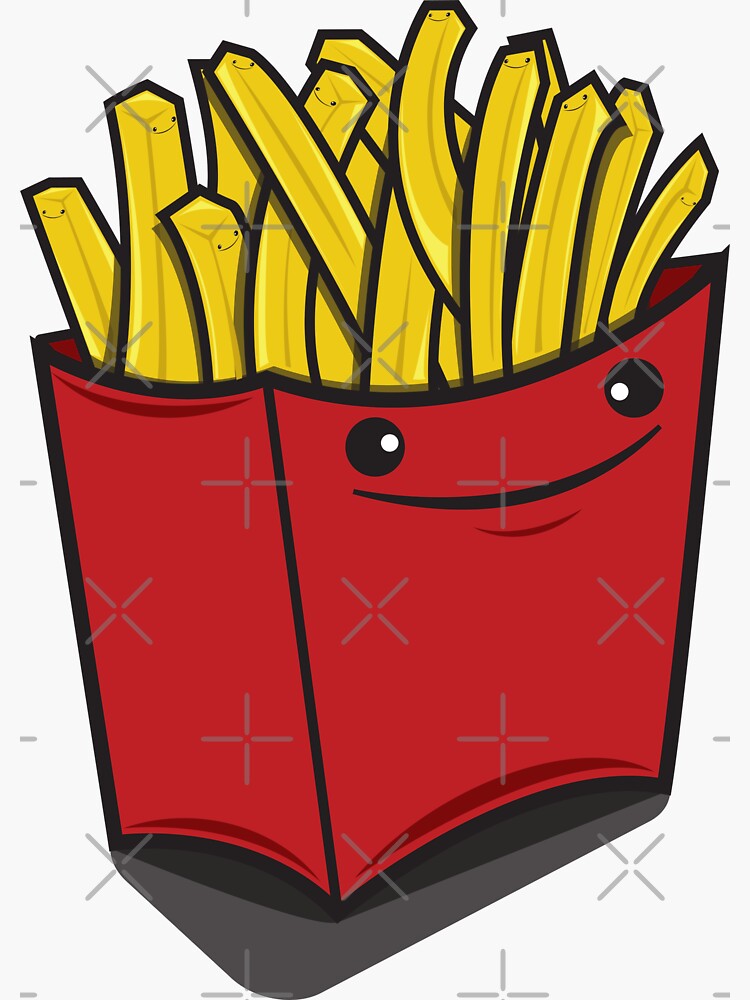 French Fries Sticker For Sale By Tmyb Redbubble 2358