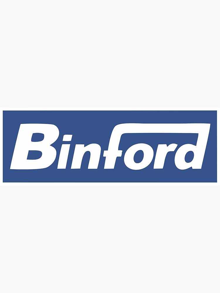 "binford." Sticker by Ivethiop Redbubble