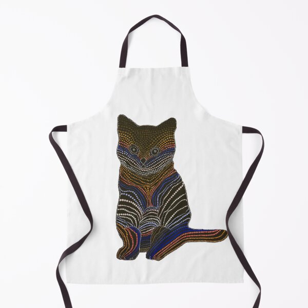 Item preview, Meow Meow - Tan & Blue designed and sold by Amy Diener.
