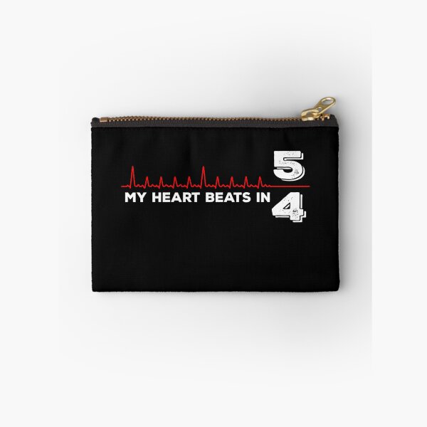 Item preview, My Heart Beats in 5/4 - for Drummers (white text) designed and sold by Kendall Anderson.