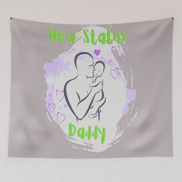 Item preview, Brand New Daddy, my first Fathers Day, Promoted to Daddy nr 2, Super Stepdad Fathers Day designed and sold by Adri Barnard.