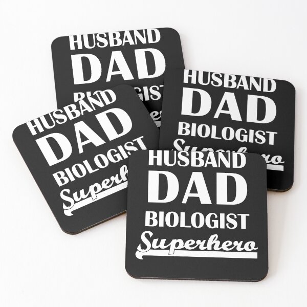 Item preview, Husband Dad Biologist Superhero designed and sold by theshirtinator.
