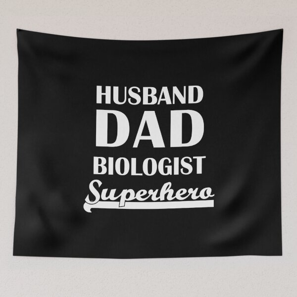 Item preview, Husband Dad Biologist Superhero designed and sold by theshirtinator.