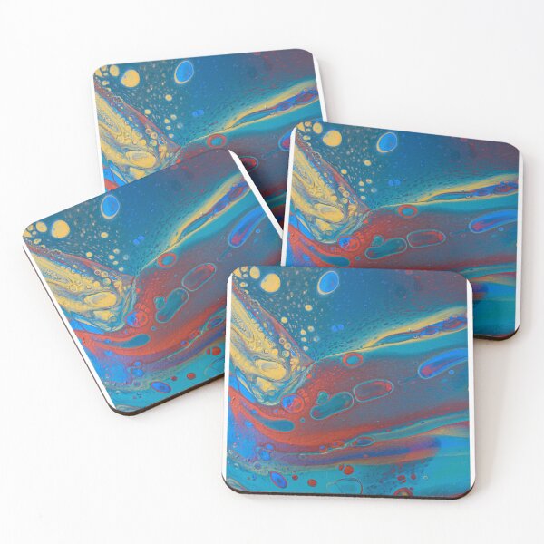 Item preview,  Abstract Fluid art, acrylic pour designed and sold by Dreamscape Eclectic .