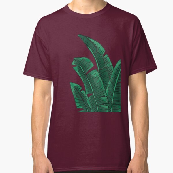 Banana Leaves on Cream Classic T-Shirt