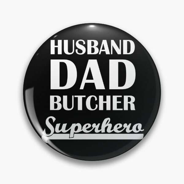 Item preview, Husband Dad Butcher Superhero designed and sold by theshirtinator.