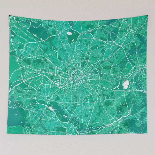 Item preview, Manchester City Map of England - Watercolor designed and sold by deMAP.