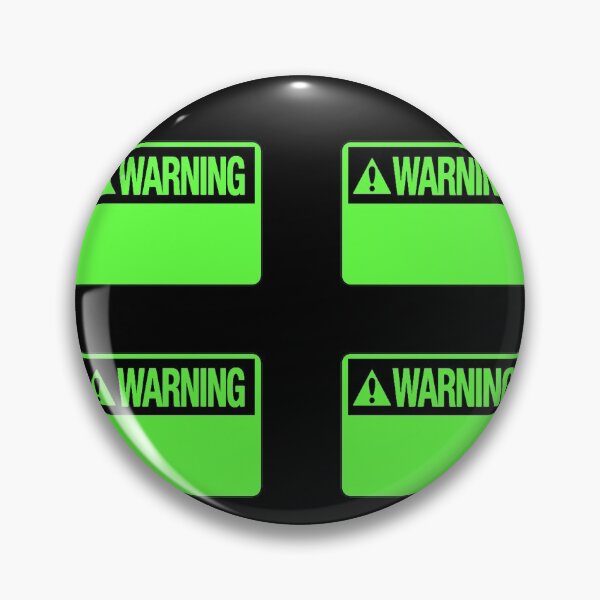 Item preview, Blank Green Warning Hazard Sign Value Pack designed and sold by everything4eva.
