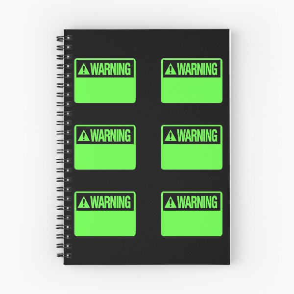 Item preview, Blank Green Warning Hazard Sign Value Pack designed and sold by everything4eva.