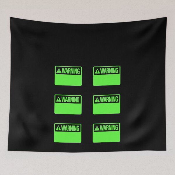 Item preview, Blank Green Warning Hazard Sign Value Pack designed and sold by everything4eva.