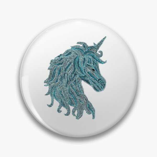 Item preview, Mythical Unicorn - Teal designed and sold by Amy Diener.