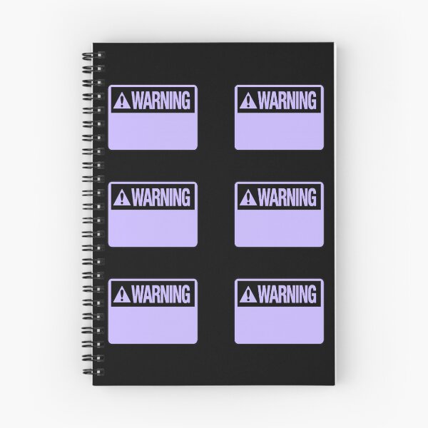 Item preview, Blank Violet Warning Hazard Sign Value Pack designed and sold by everything4eva.