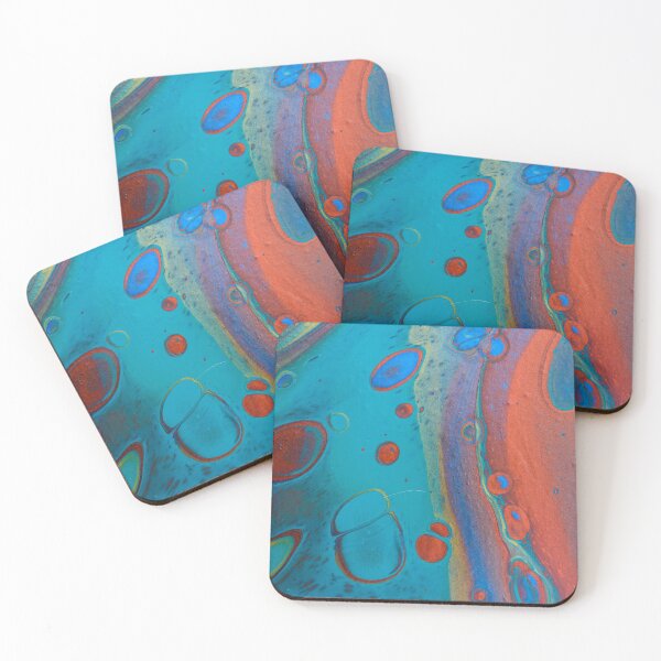 Item preview,  Abstract Fluid art, acrylic pour designed and sold by Dreamscape Eclectic .