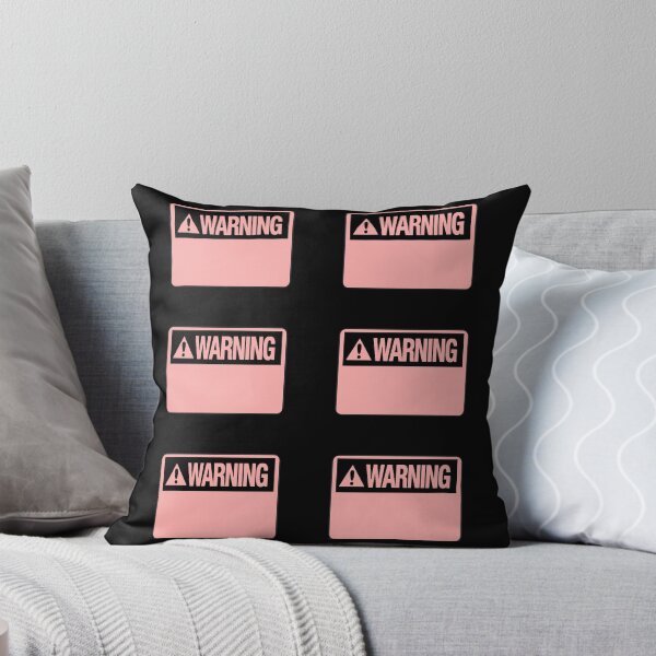 Item preview, Blank Peach Warning Hazard Sign Value Pack designed and sold by everything4eva.
