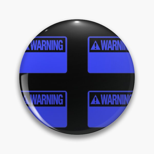 Item preview, Blank Blue Warning Hazard Sign Value Pack designed and sold by everything4eva.