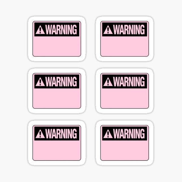 Square Warning Stickers