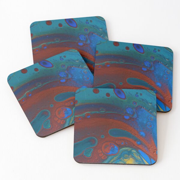 Item preview,  Abstract Fluid art, acrylic pour designed and sold by Dreamscape Eclectic .