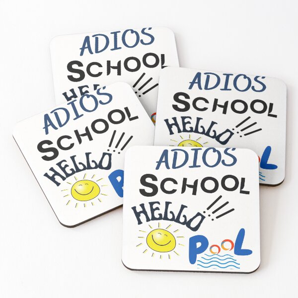 Item preview, Adios school hello pool sticker designed and sold by Preetydesign.