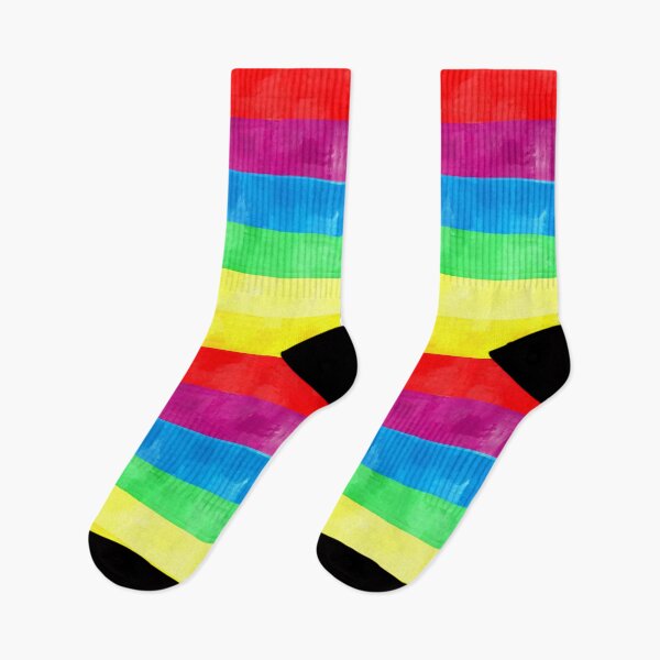 Item preview, Watercolor Rainbow Stripes designed and sold by Versatill.