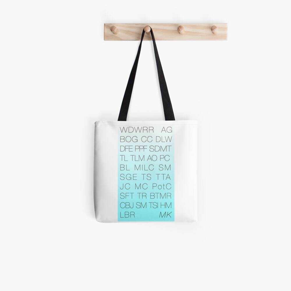 "Magic Kingdom Acronym Tote" Tote Bag by magictime | Redbubble