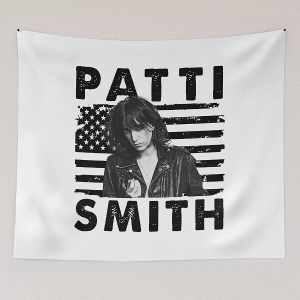 Item preview, Retro American Flag Patti Smith Music Gift designed and sold by davisarchie.