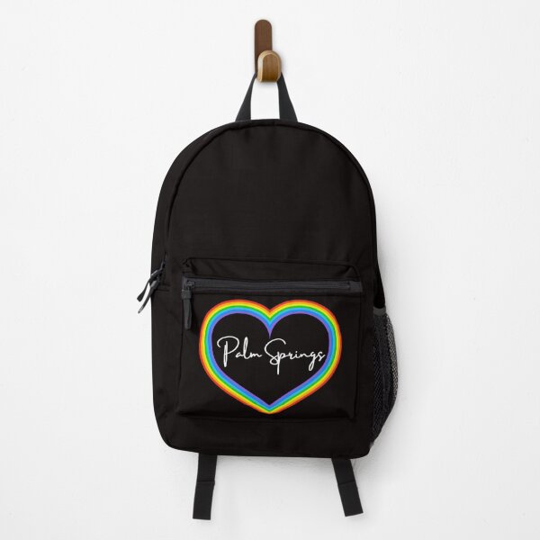 Item preview, Rainbow Heart Palm Springs  designed and sold by SloganExpress.