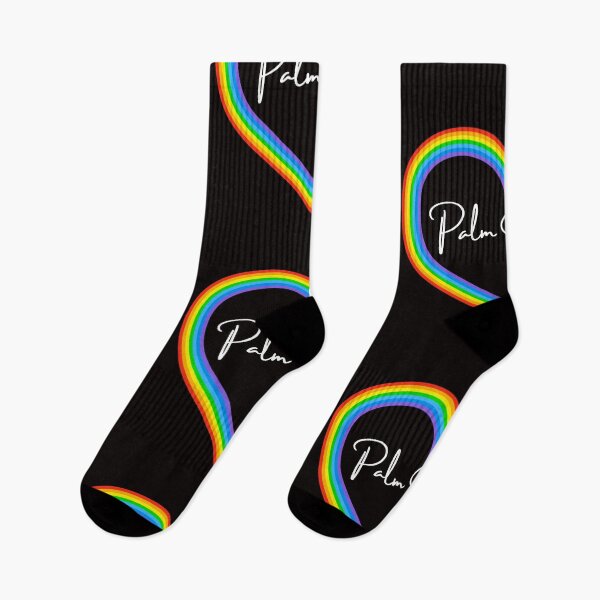Item preview, Rainbow Heart Palm Springs  designed and sold by SloganExpress.
