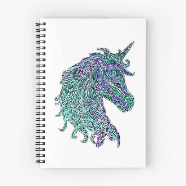 Item preview, Mythical Unicorn - Green & Purple designed and sold by Amy Diener.