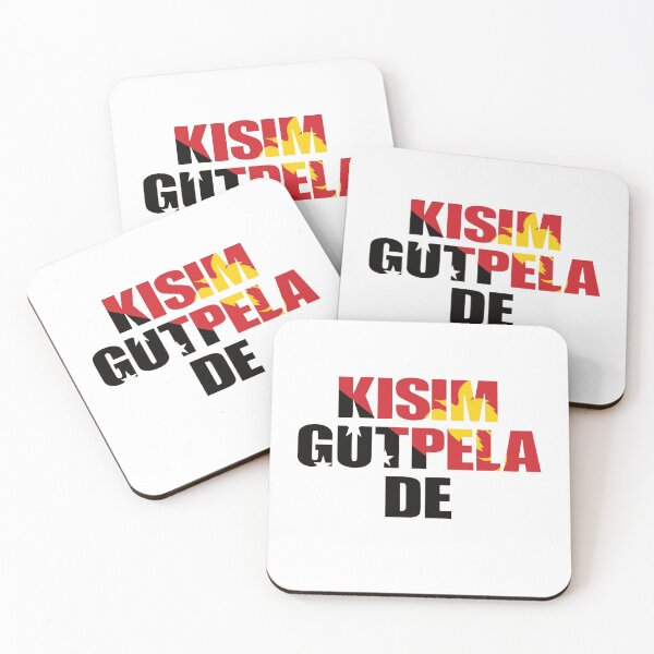Item preview, Kisim Gutpela De with PNG Flag designed and sold by PNG-pikinini.