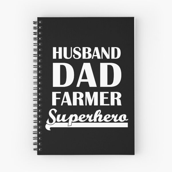 Item preview, Husband Dad Farmer Superhero designed and sold by theshirtinator.