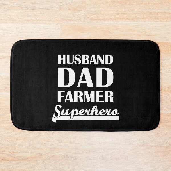 Item preview, Husband Dad Farmer Superhero designed and sold by theshirtinator.