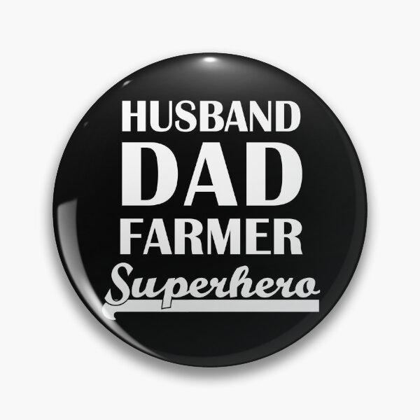 Item preview, Husband Dad Farmer Superhero designed and sold by theshirtinator.