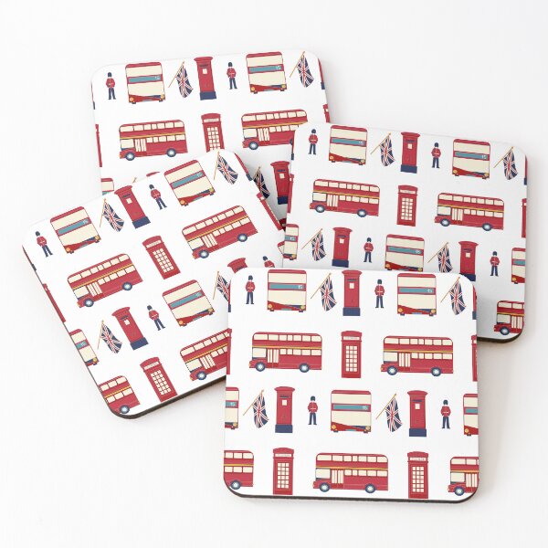 Item preview, London pattern. Royal guard, British flag, red bus designed and sold by BananiLettering.