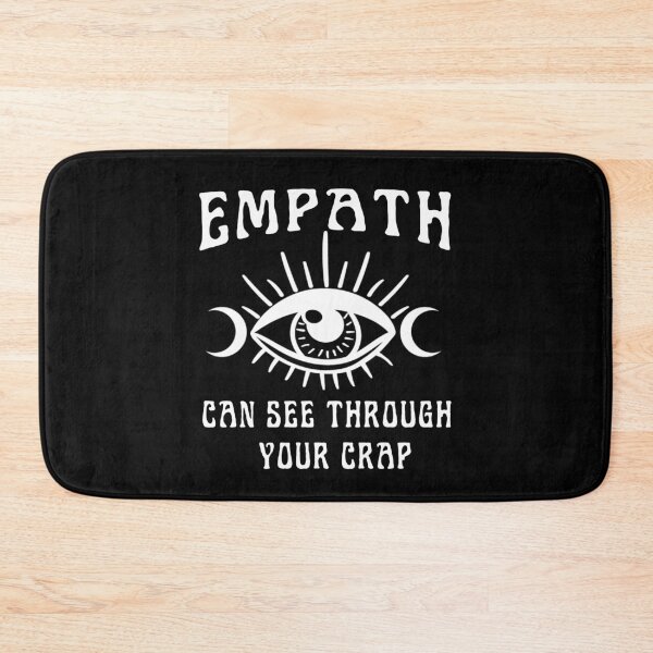 Item preview, Funny Spiritual Saying Empath Eye I See Through Your Crap designed and sold by funnytshirtemp.