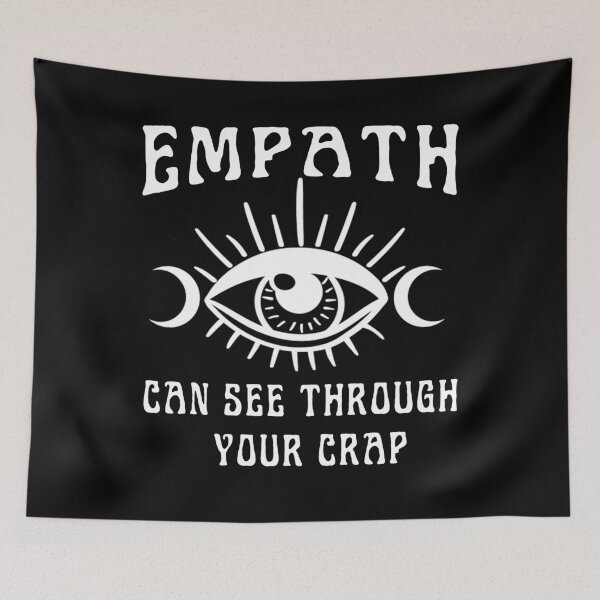 Item preview, Funny Spiritual Saying Empath Eye I See Through Your Crap designed and sold by funnytshirtemp.