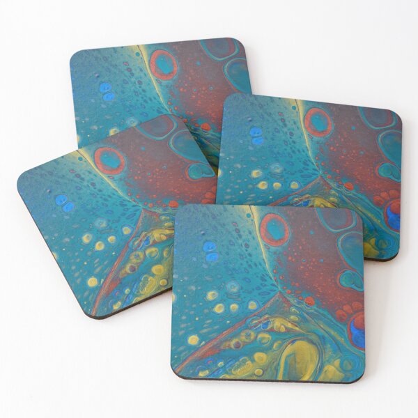 Item preview, Abstract Fluid art, acrylic pour designed and sold by Dreamscape Eclectic .